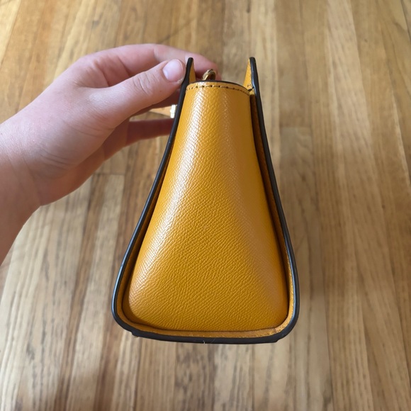 Michael Kors Sunflower Yellow Saffiano Leather Crossbody - Picture 6 of 8